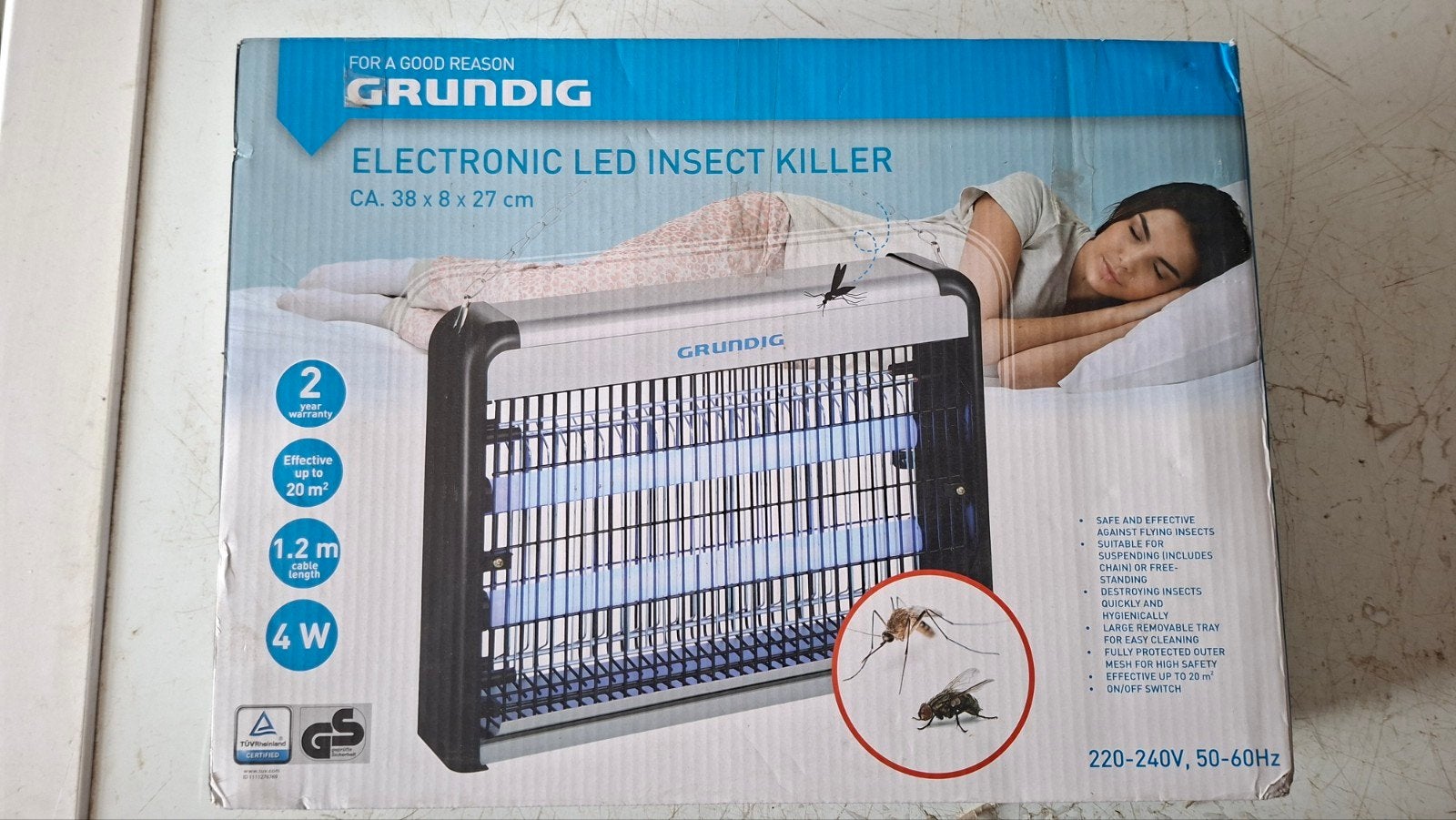 Grundig Elektronische LED Insectenverdelger - Nieuw, Ophalen of Verzenden, Nieuw