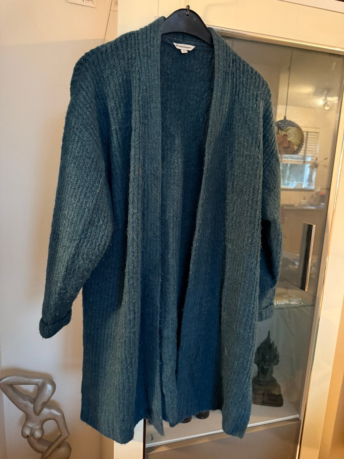 Clockhouse groen gebreid vest maat M, Kleding | Dames, Truien en Vesten, Ophalen of Verzenden, Gedragen, Maat 38/40 (M), Groen
