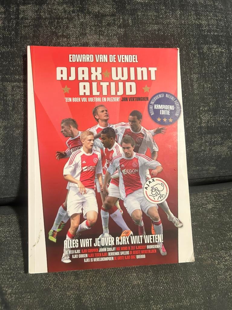 AJAX WINT ALTIJD, Boeken, Ophalen of Verzenden, Zo goed als nieuw, Balsport