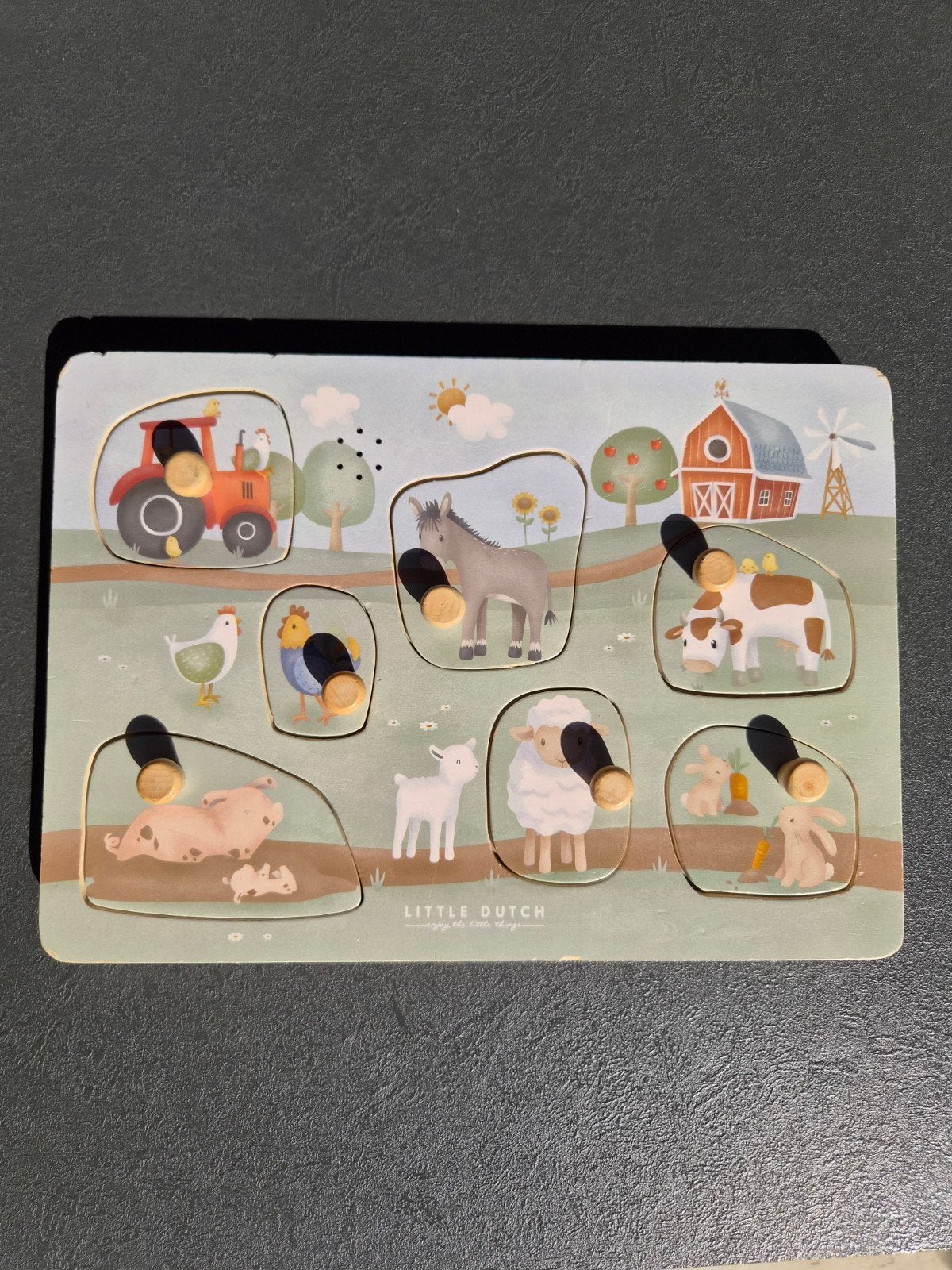 Little Dutch vormen puzzel, Ophalen of Verzenden, Minder dan 10 stukjes, 6 maanden tot 2 jaar