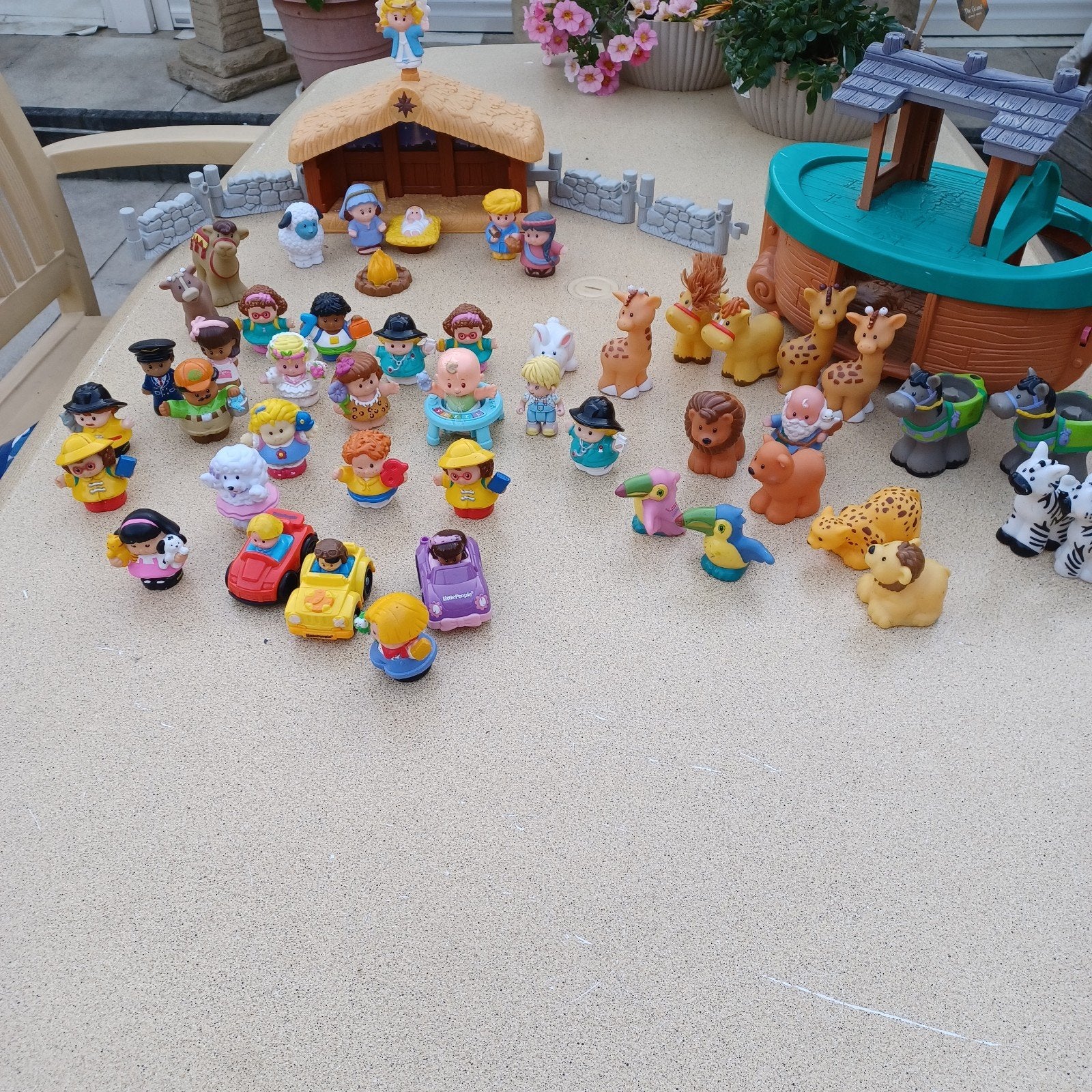 45 little people poppetjes  35€, Kinderen en Baby's, Speelgoed | Fisher-Price, Ophalen of Verzenden, Gebruikt, Speelset