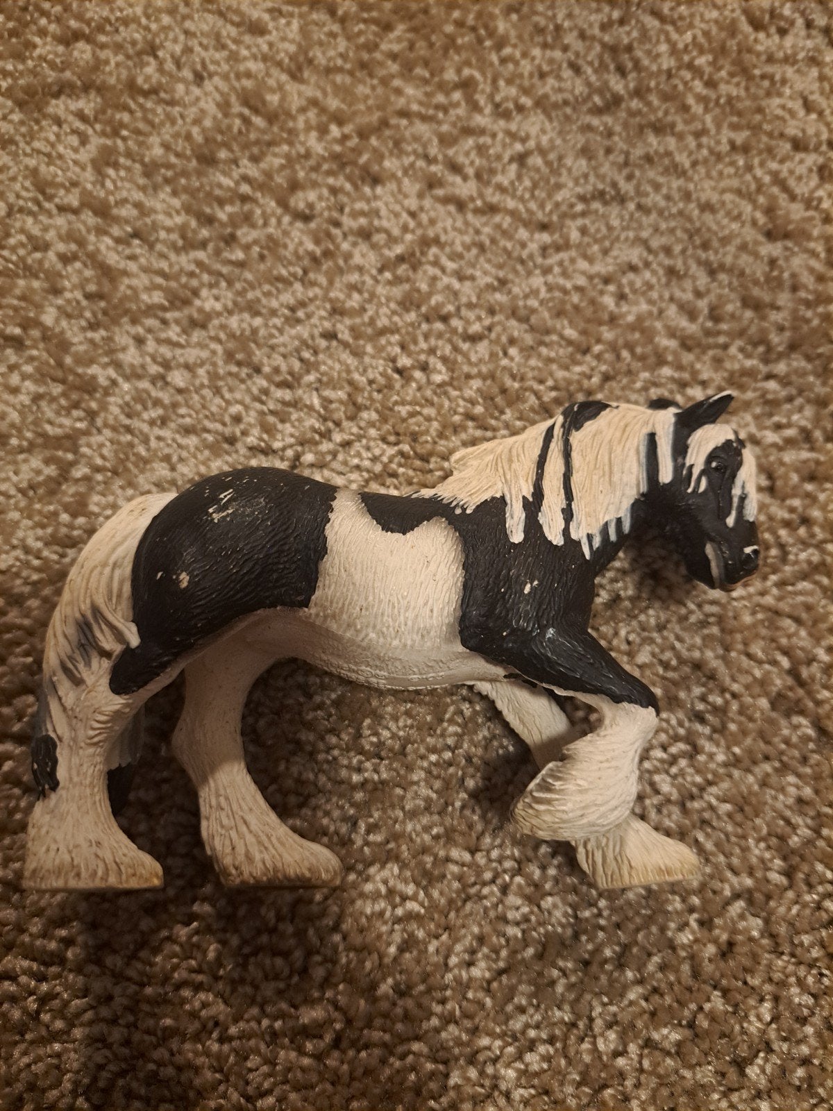 Schleich Tinker paard - zwart/wit, Ophalen of Verzenden, Gebruikt, Jongen of Meisje