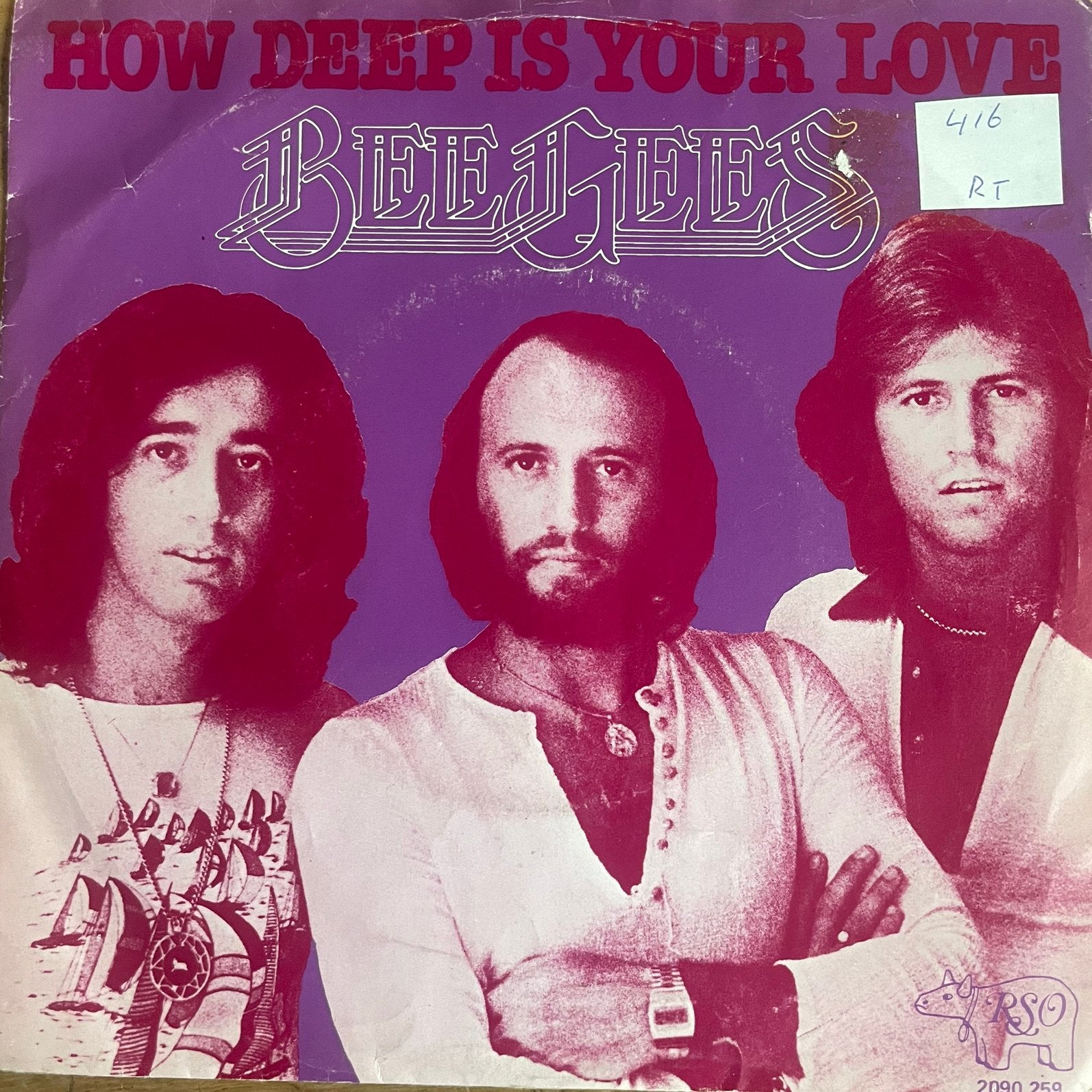 Bee Gees - How deep is your love, Ophalen of Verzenden, Zo goed als nieuw, Pop