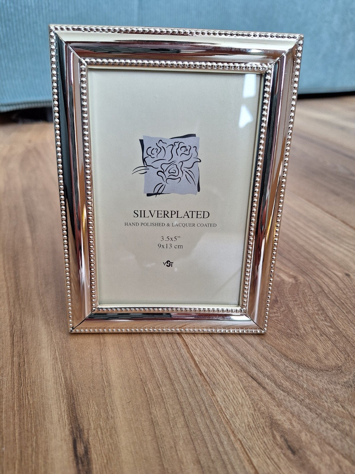 Verzilverd fotolijstje 9cm x 13cm  NIEUW!!, Audio, Tv en Foto, Fotografie | Fotolijsten, Zilver, Zilver, Met glas, Nieuw