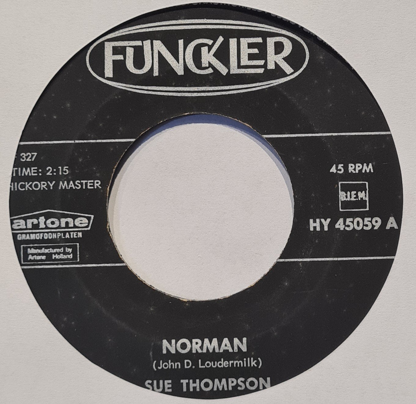SUE THOMPSON - NORMAN, Cd's en Dvd's, Vinyl Singles, Ophalen of Verzenden, Gebruikt