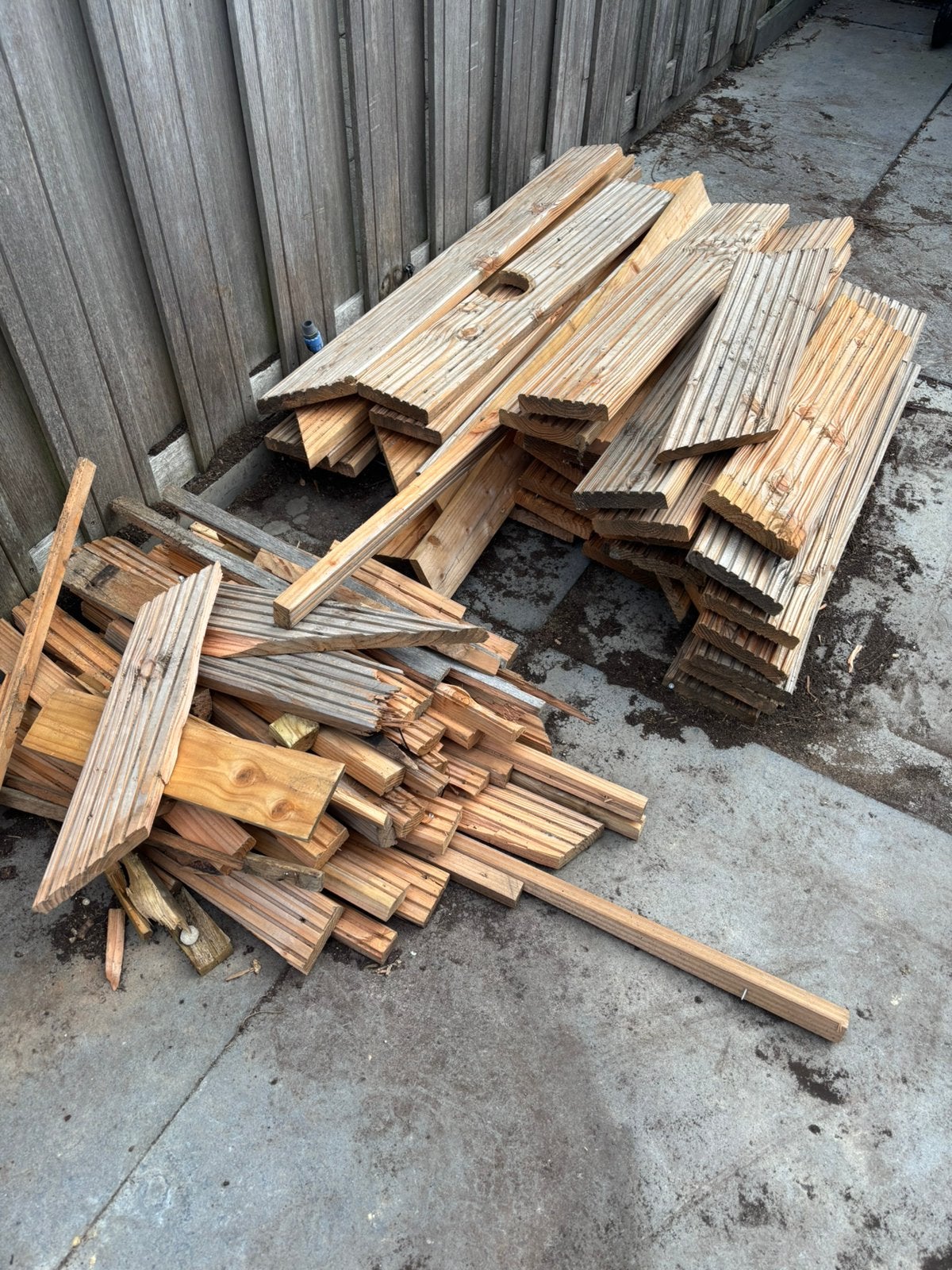 (Haard) Vlonder Hout, Minder dan 3 m³, Ophalen