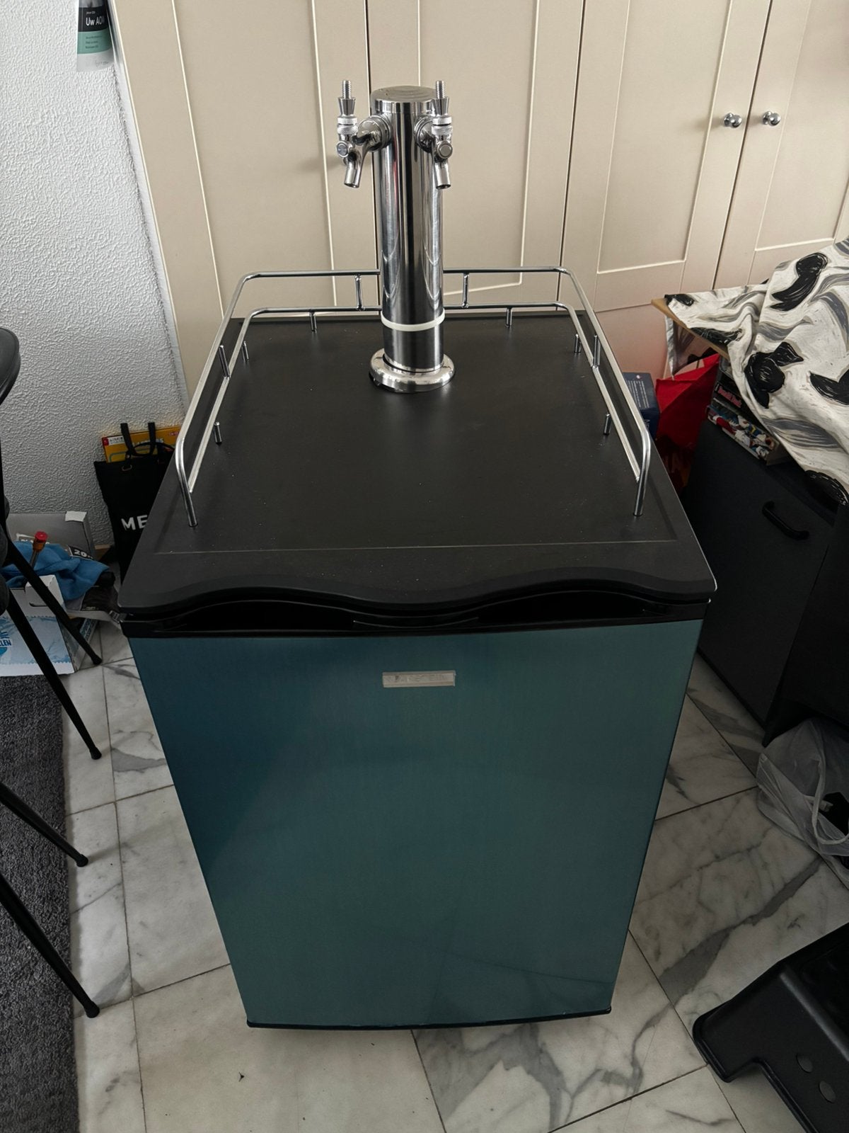 Klarstein mobiele dubbele bartap, Witgoed en Apparatuur, Ophalen, Nieuw, Overige merken