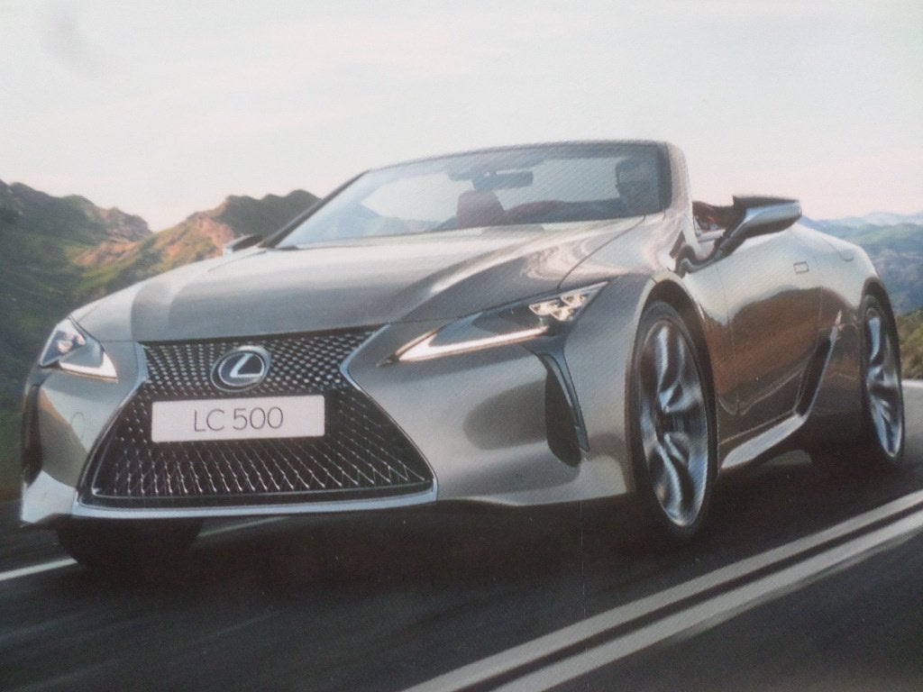 Lexus LC 500 Cabrio Brochure, Ophalen of Verzenden, Zo goed als nieuw, Overige merken