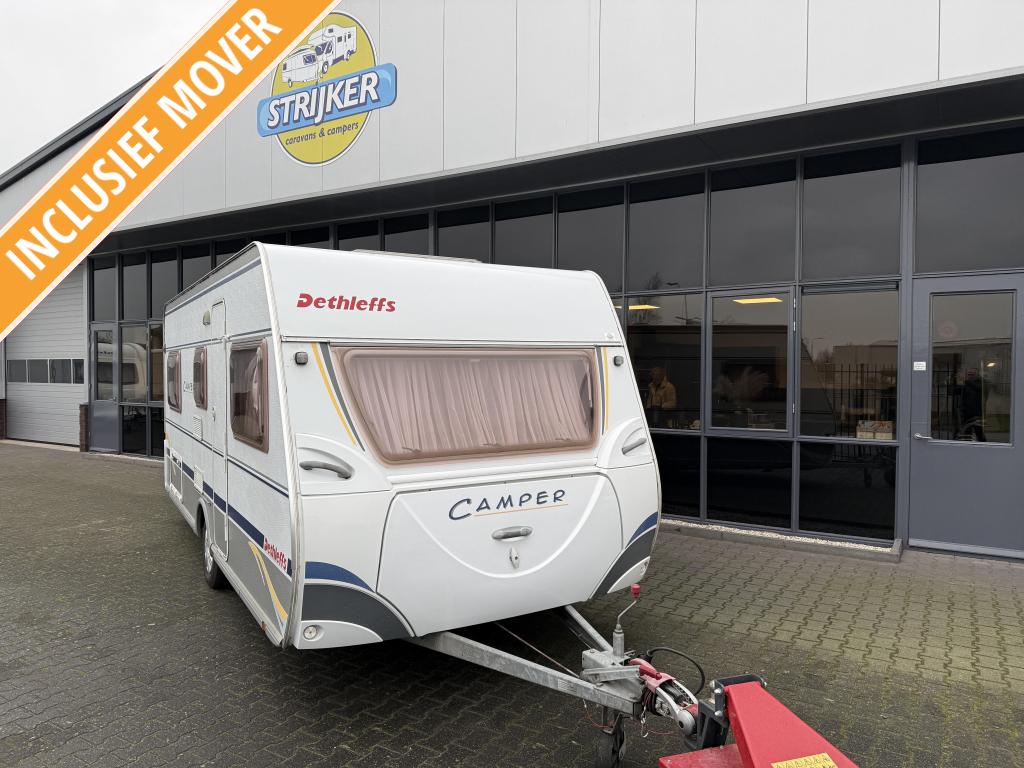 Dethleffs Camper 510 V 2 Aparte bedden + Rondzit Bovag 2025!, Caravans en Kamperen, Caravans, Bedrijf, tot en met 4, 1000 - 1250 kg
