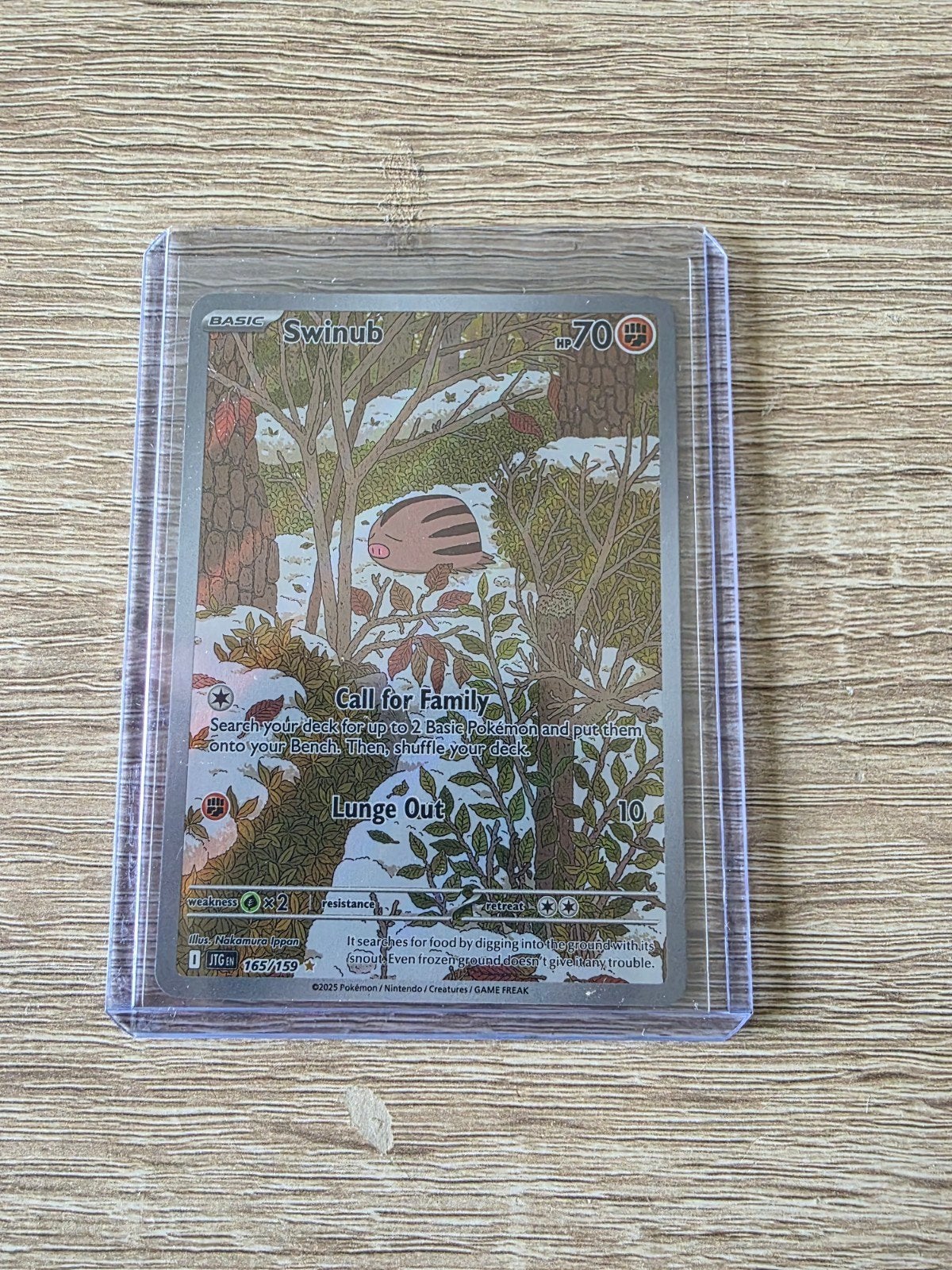 Swinub #165 Pokemon Journey Together Kaart, Hobby en Vrije tijd, Verzamelkaartspellen | Pokémon, Ophalen of Verzenden, Zo goed als nieuw