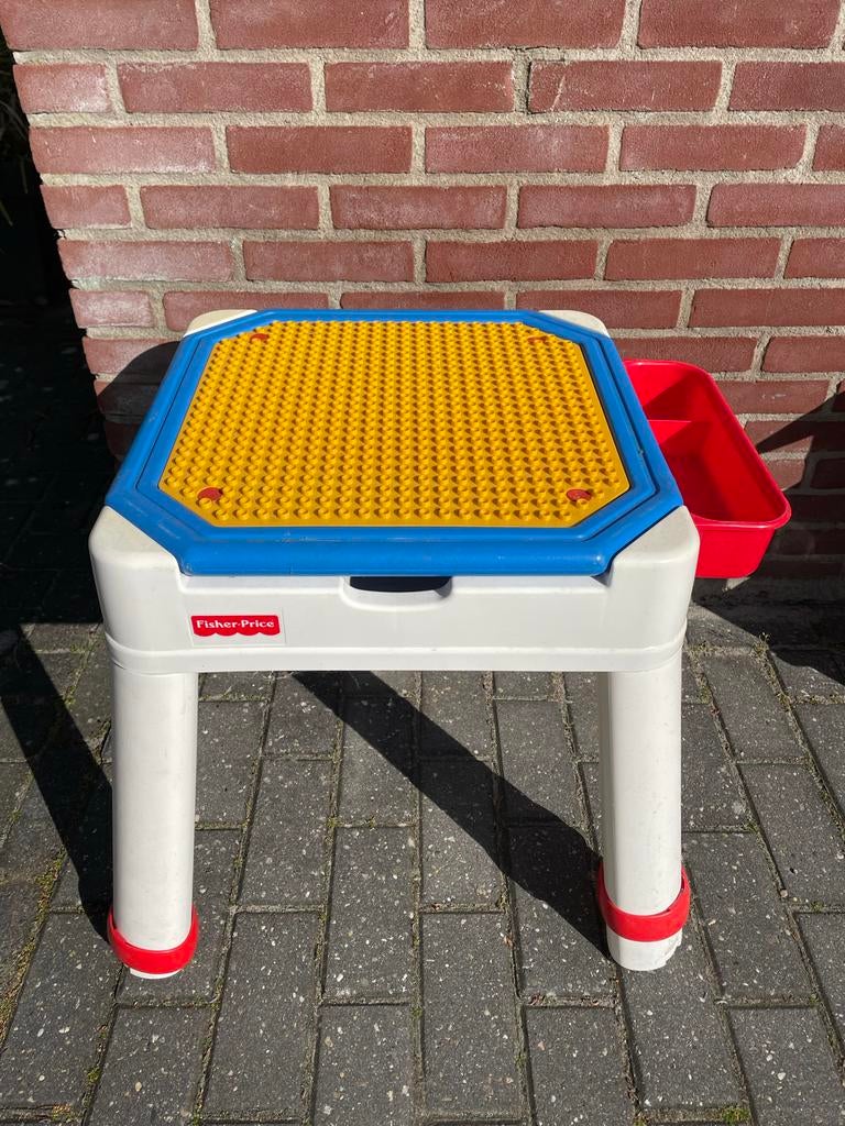 Fisher-Price Bouwtafel / Speeltafel met opbergruimte, Ophalen, Gebruikt