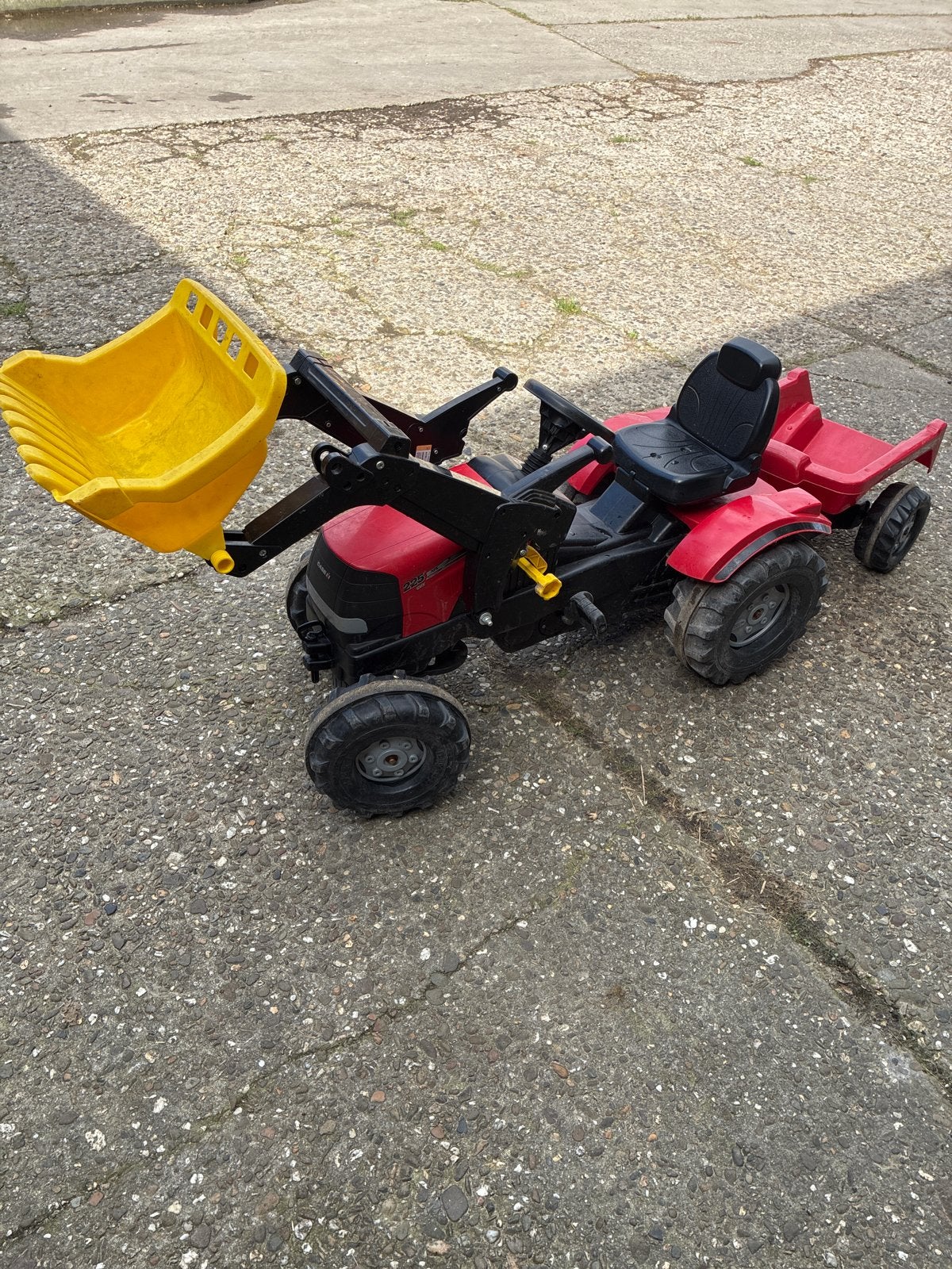 Rolly Toys Tractor met voorlader en aanhanger, Ophalen, Gebruikt