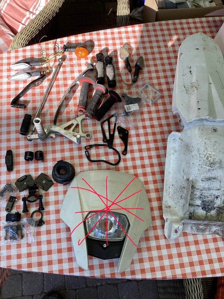 Husqvarna te510 onderdelen, Ophalen of Verzenden, Gebruikt