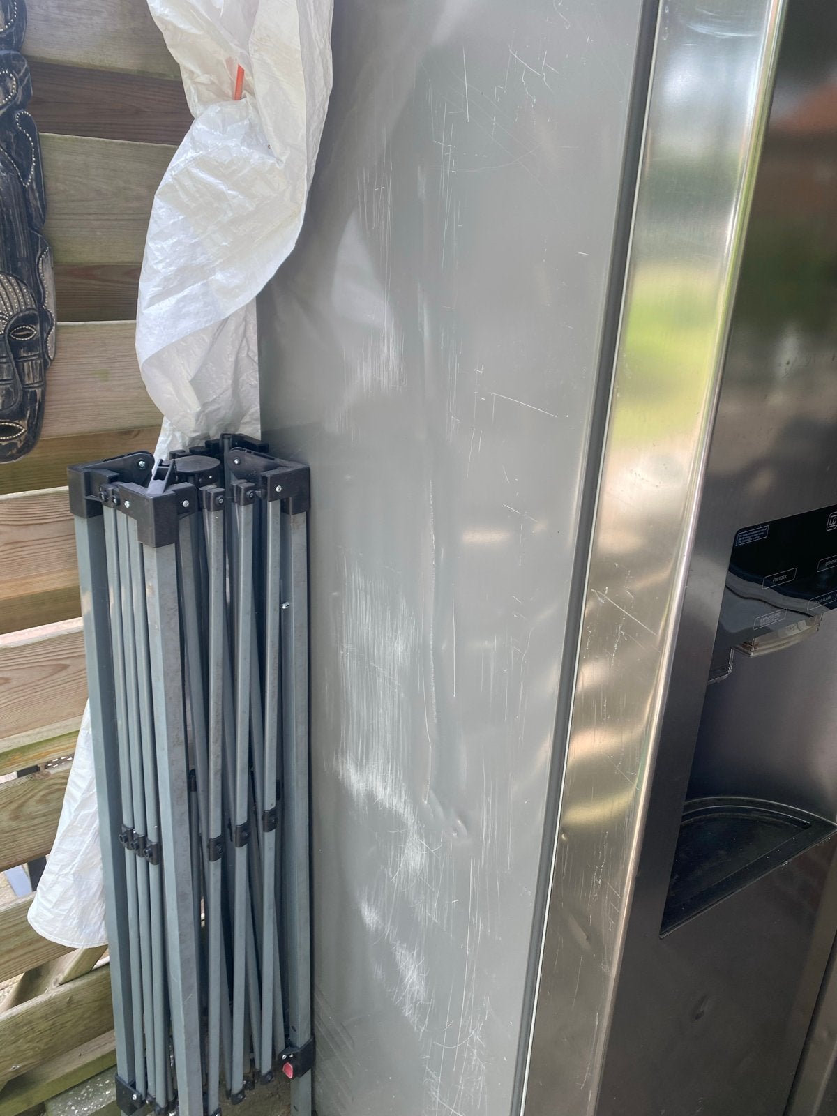 Amerikaanse koelkast - Werkt uitstekend, met lichte schade, Gebruikt, 200 liter of meer, 60 cm of meer, Met aparte vriezer