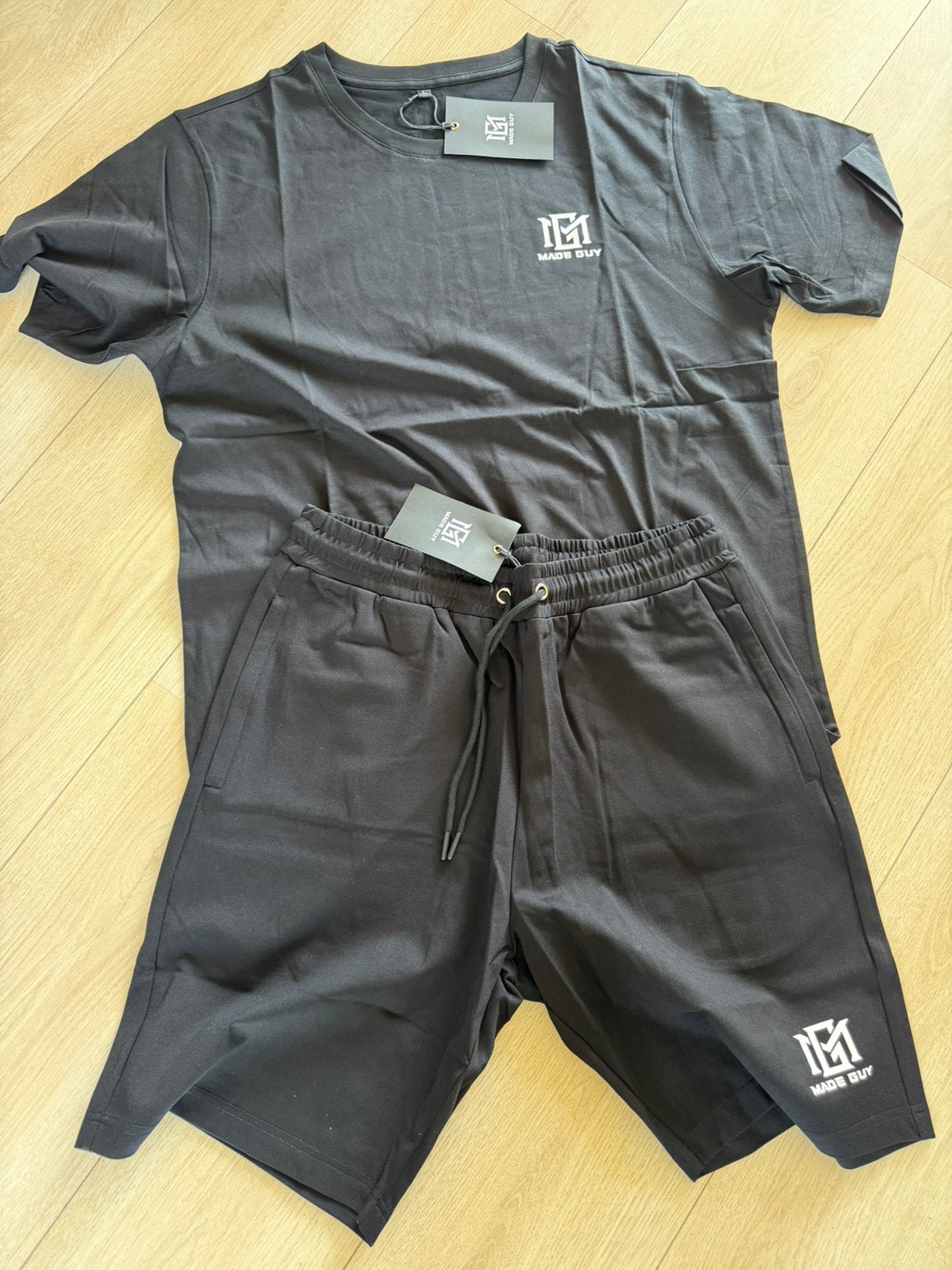 Laatste zomersetjes maat L en XL, Ophalen of Verzenden, Nieuw, Maat 52/54 (L), Zwart