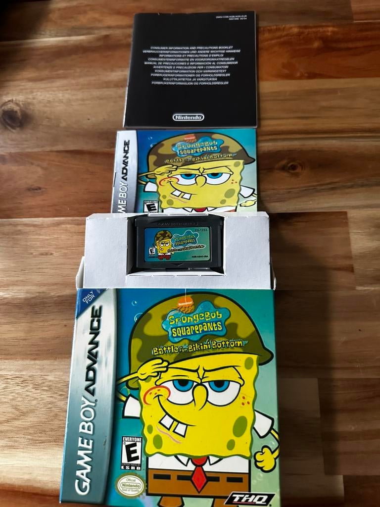 Gameboy Spongebob., Avontuur en Actie, 1 speler, Ophalen of Verzenden, Zo goed als nieuw