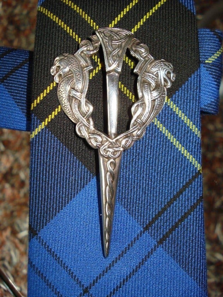 Kilt Pin, Ophalen of Verzenden, Gedragen, Overige maten, Zilver