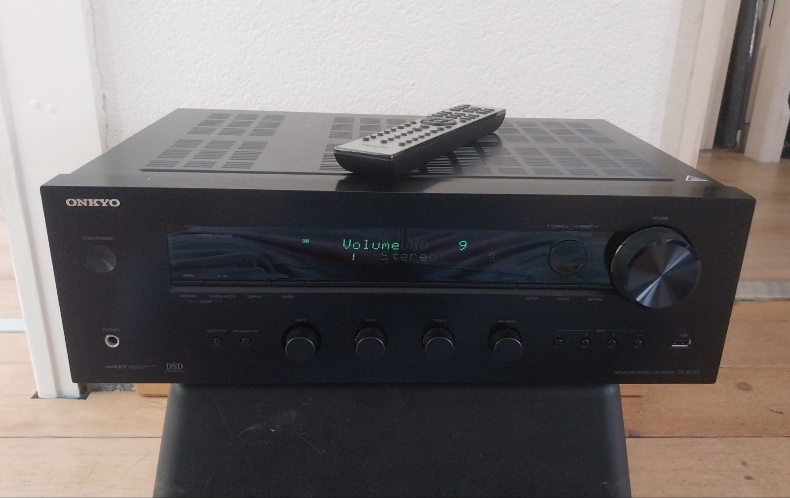 Onkyo TX-8130 Receiver Netwerk Stereo Internet Radio Phono, Ophalen of Verzenden, Zo goed als nieuw, 120 watt of meer, Stereo