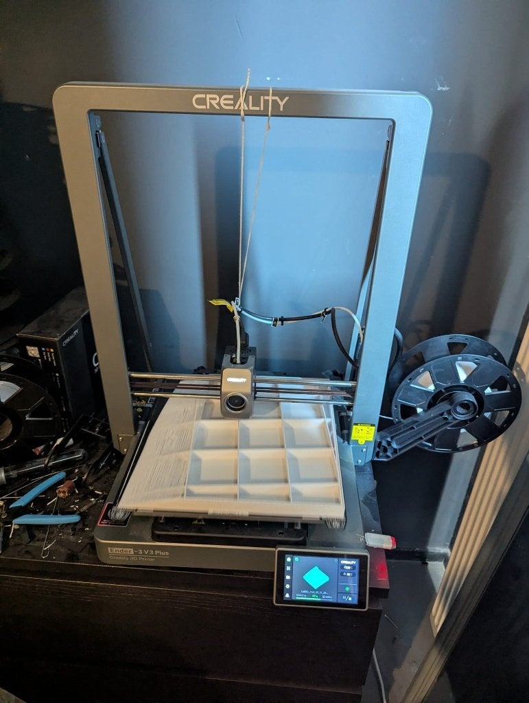 Creality Ender-3 V3 Plus 3D Printer | Groot + Extra Extruder, Computers en Software, 3D Printers, Ophalen, Ingebouwde Wi-Fi, Gebruikt