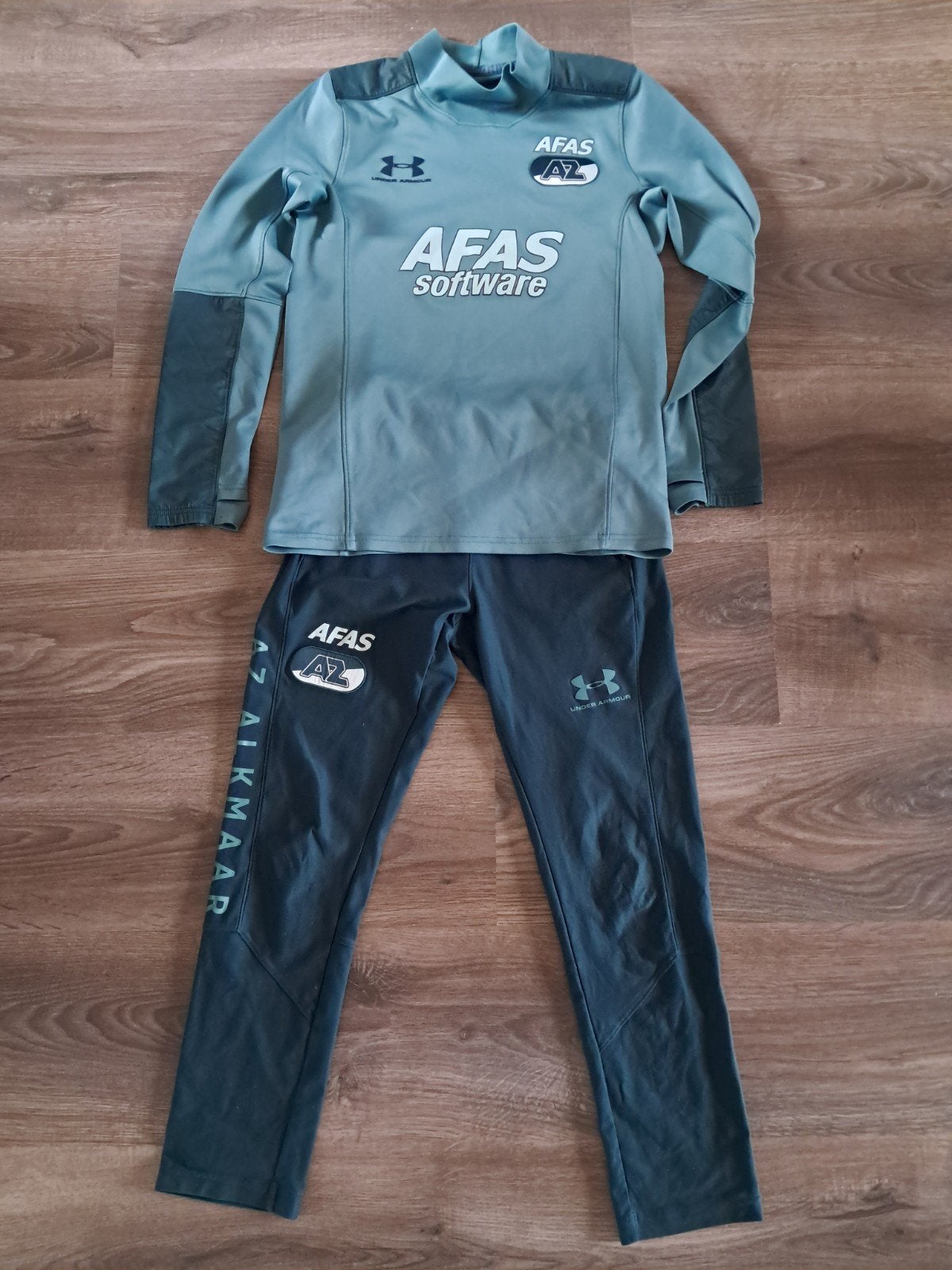 AZ traingspak ca 10-11 jr, Kleding | Heren, Ophalen, Overige maten, Blauw, Voetbal
