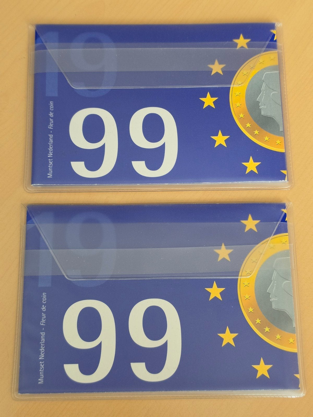 2x Muntset Nederland FDC 1999 met hoesje, Ophalen of Verzenden, Koningin Beatrix, Euro's, Setje