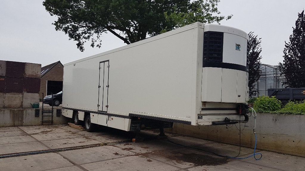Theo Mulder oplegger / Koeltrailer, Auto's, Vrachtwagens, Bedrijf, Aanhangers en Opleggers, Hybride Elektrisch/Diesel, Wit