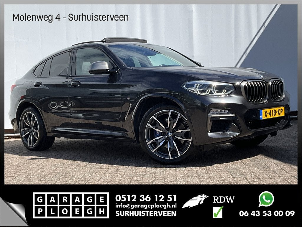 BMW X4 M40i High Executive HUD Memory Pano.dak H/K M-Sport, Automaat, 1800 kg, Gebruikt, Euro 6