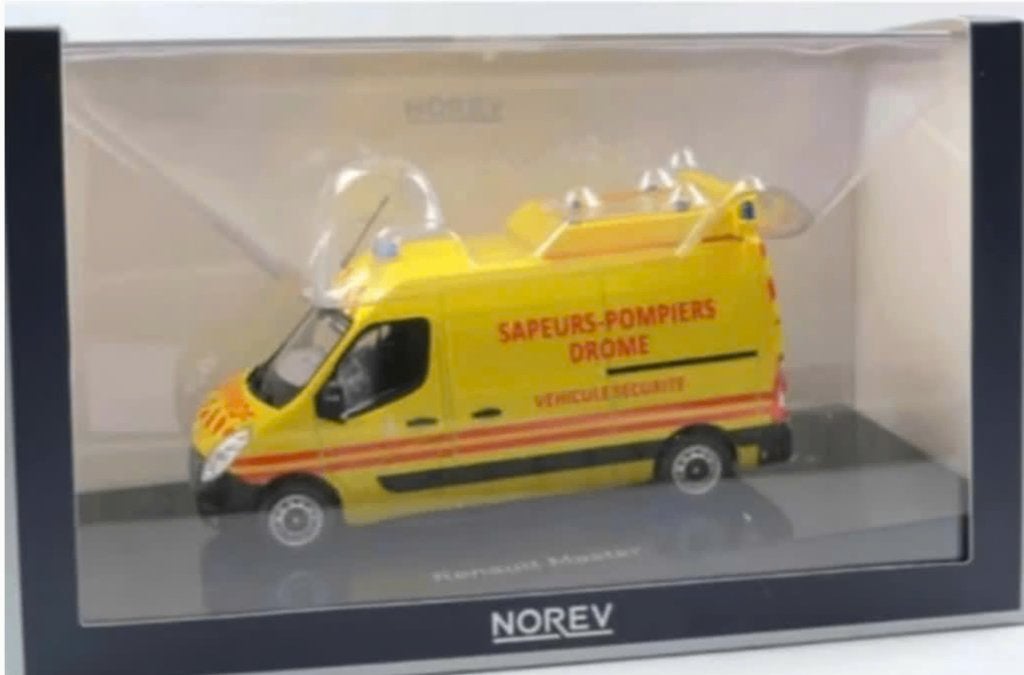 Renault Master 2011 Pompiers Securite NOREV 1/43 Ref: 518768, Verzenden, Nieuw, Bus of Vrachtwagen, Norev