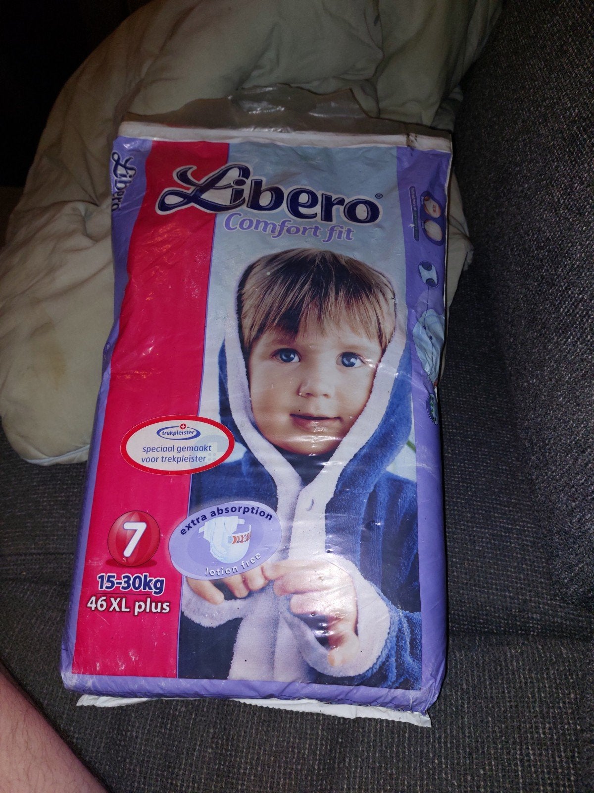 Vintage Libero Comfort Fit Luiers Maat 7 (half pak) 2007 ver, Gebruikt, SCA Hygiene Products AB, Ophalen of Verzenden, Info@sca.com