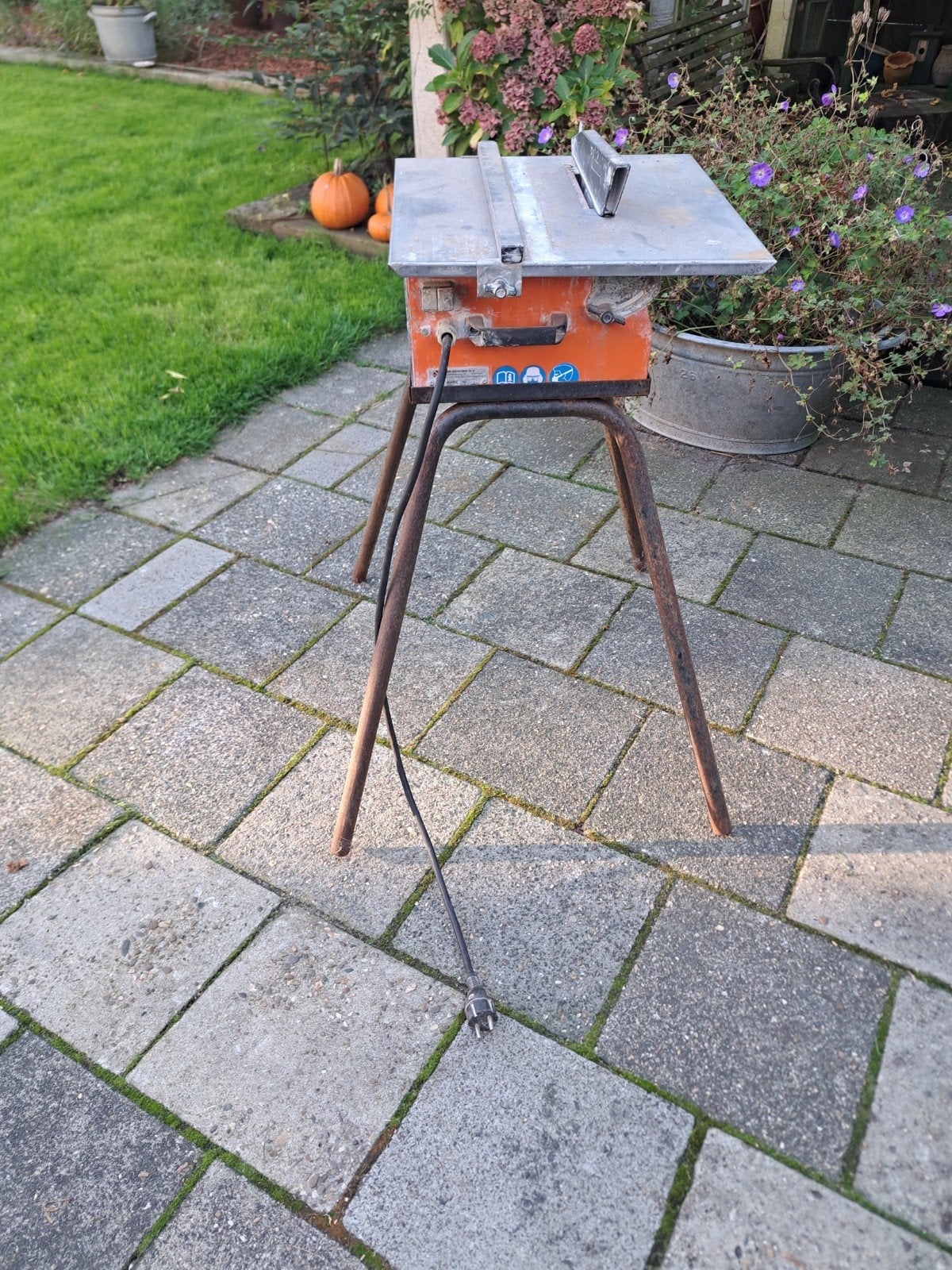 tafelzaag machine steen, Ophalen, Gebruikt, 1200 watt of meer, Cirkelzaag