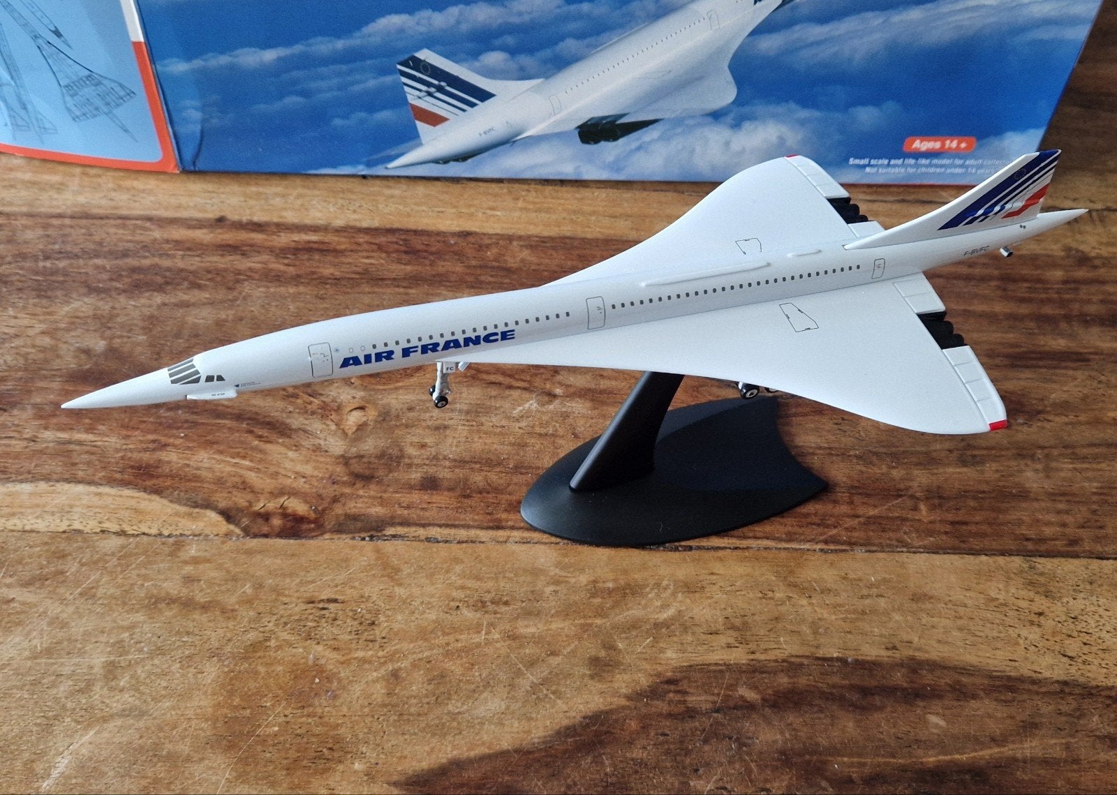 Concorde Air France schaalmodel 1:200, Overige merken, 1:200 of kleiner, Ophalen of Verzenden, Zo goed als nieuw