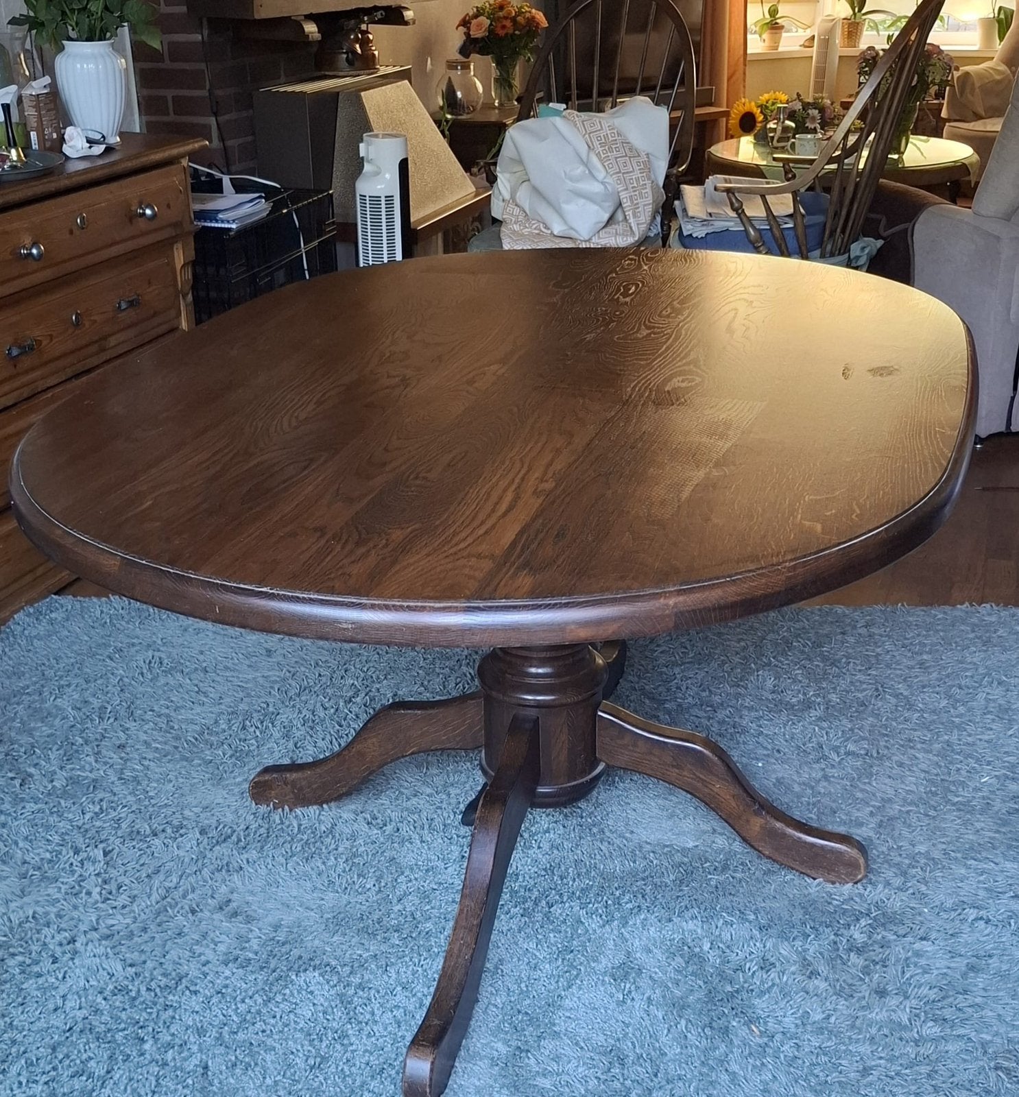Antieke eettafel, Ophalen