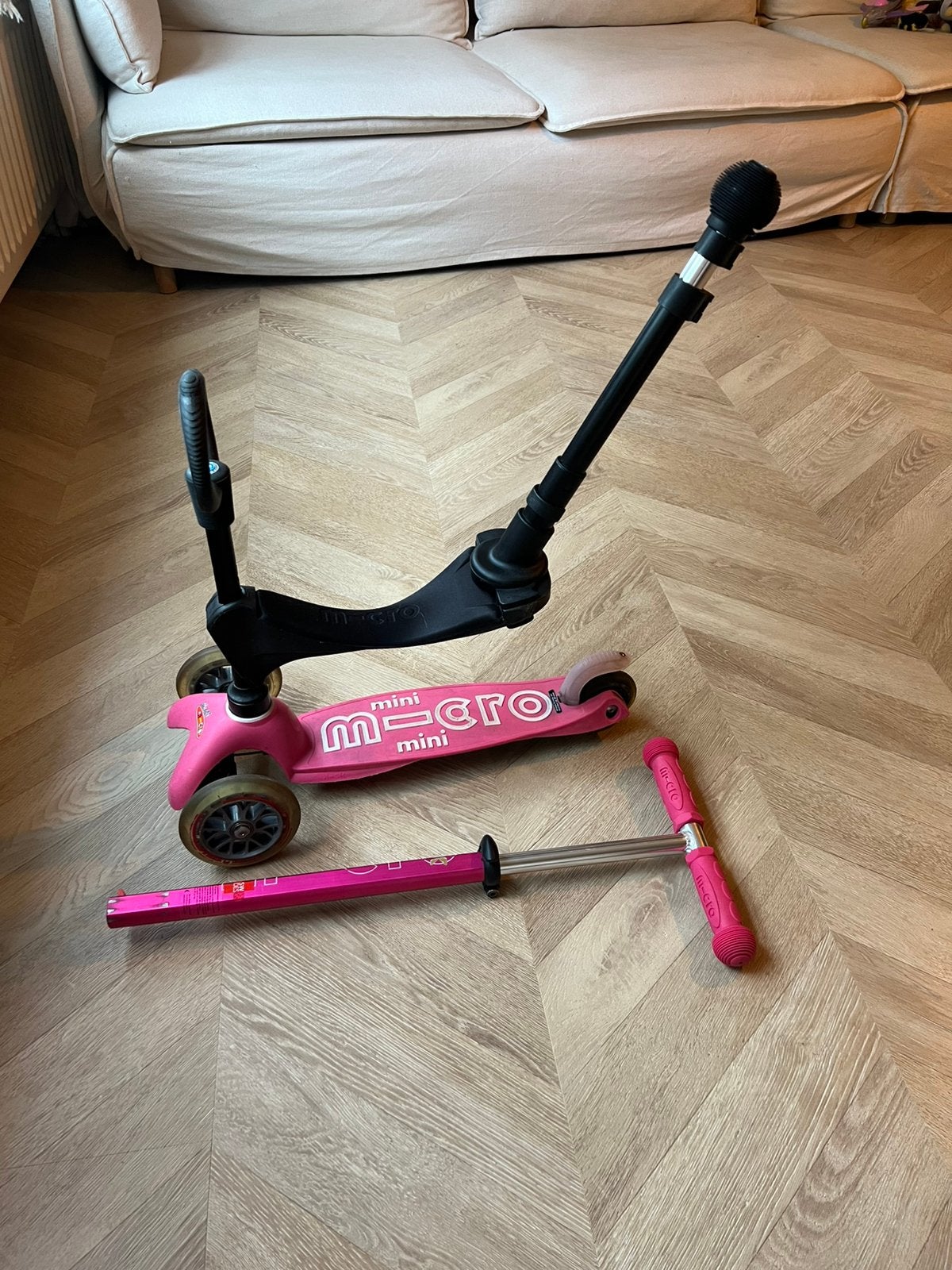 Mini Micro step deluxe, Fietsen en Brommers, Steps, Ophalen, Gebruikt, Gewone step