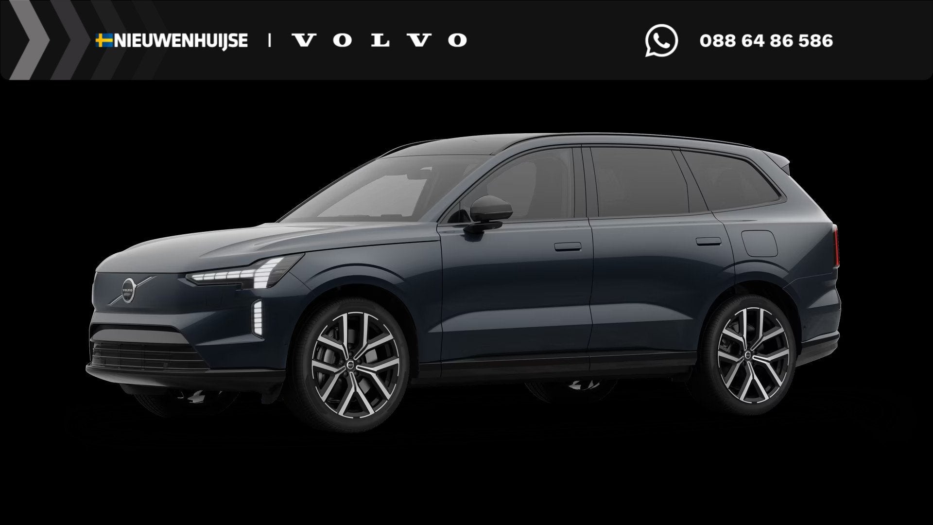 Volvo EX90 Twin Motor Ultra Executive Edition 7p. 106 kWh |, Auto's, Automaat, 624 km, Blauw, Leder