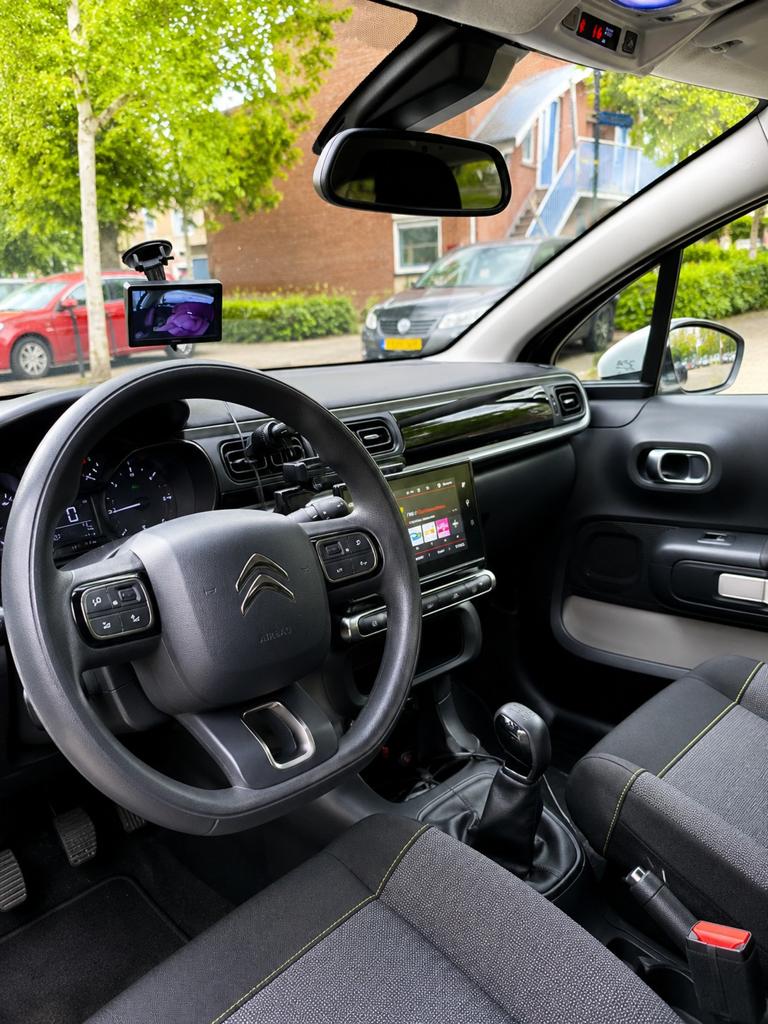 Nette Citroën C3 1.2 Puretech 82pk 2019 Zwart, Voorwielaandrijving, 83 pk, 450 kg, 40 €/maand