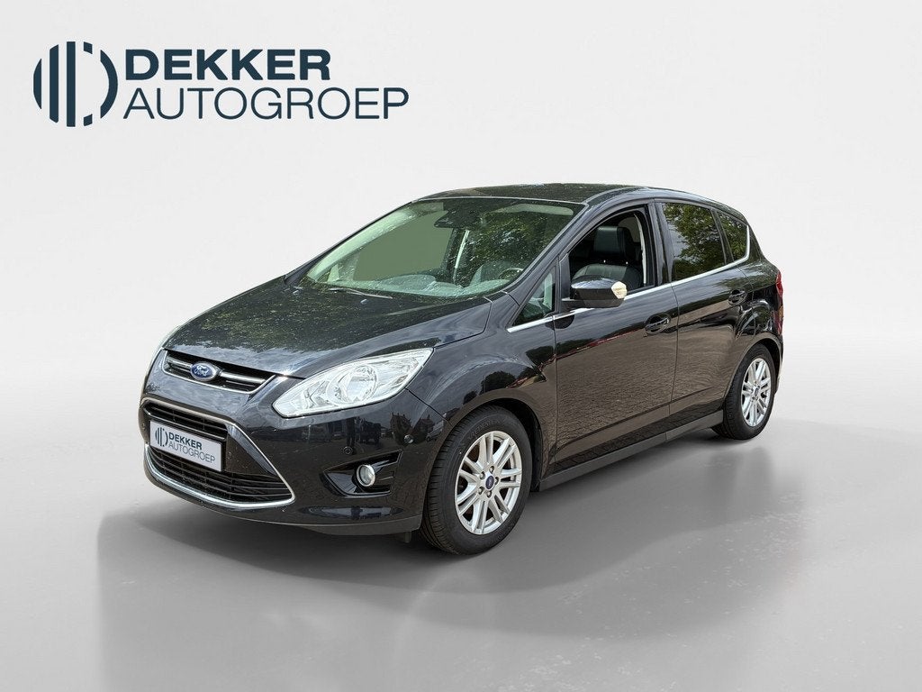 Ford C-Max 1.6 EcoBoost Titanium, Auto's, Stof, Gebruikt, 4 cilinders, Zwart