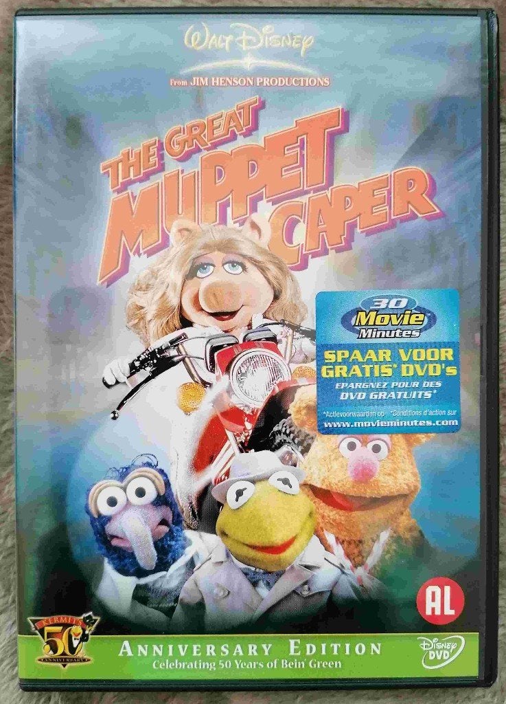 DVD Disney The Great Muppet Caper (Anniversary Edition), Europees, Alle leeftijden, Ophalen of Verzenden, Zo goed als nieuw