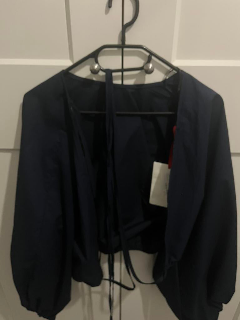 Blouse ballon top, Ophalen of Verzenden, Nieuw, Maat 36 (S), Blauw