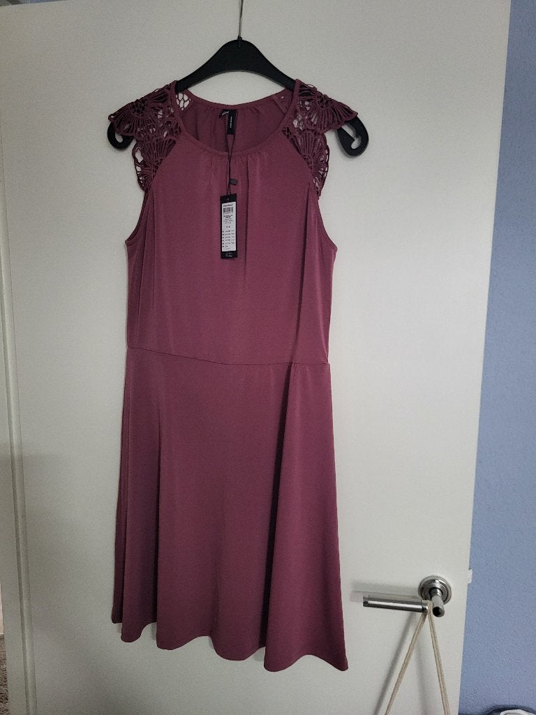 Nieuwe paarse jurk van Vero Moda, Maat 38/40 (M), Vero Moda, Paars, Nieuw