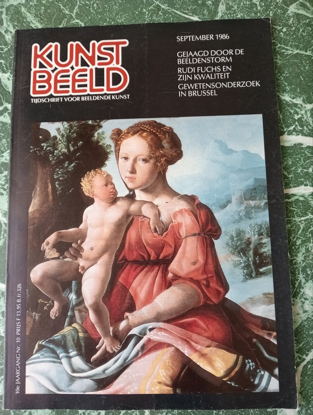 Kunst Beeld Tijdschrift September 1986 - Redelijke Staat, Ophalen of Verzenden, Gelezen, Overige onderwerpen, Diverse auteurs