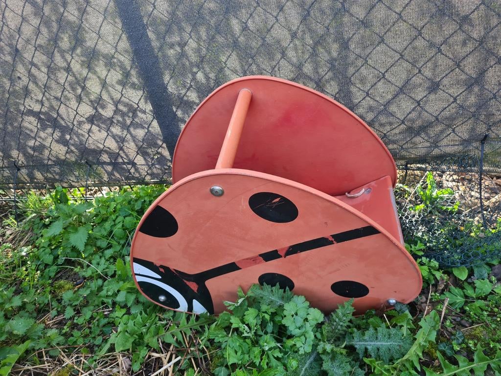 Metalen wipkip lieveheersbeestje opknapper, Kinderen en Baby's, Ophalen, Jongen of Meisje