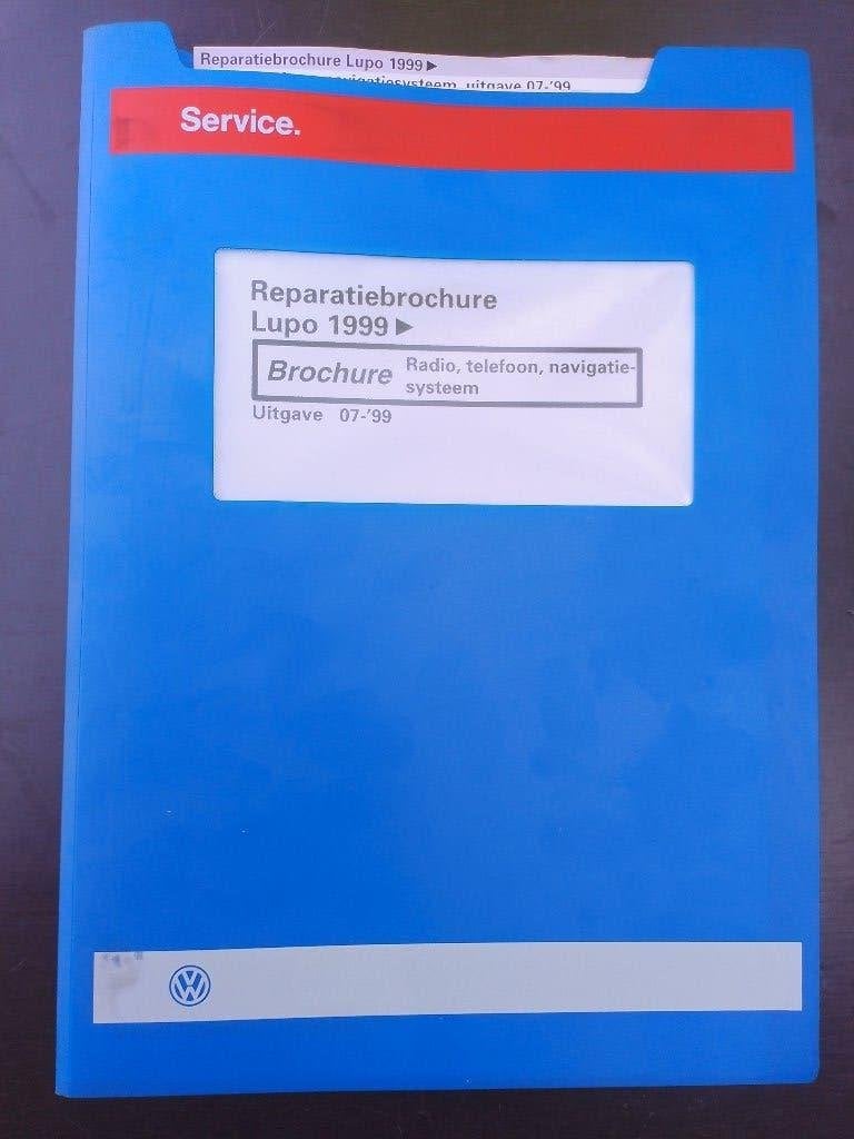 Vw Lupo dealer werkplaatsboek Radio - Telefoon - Navigatie, Verzenden, Gelezen, Volkswagen