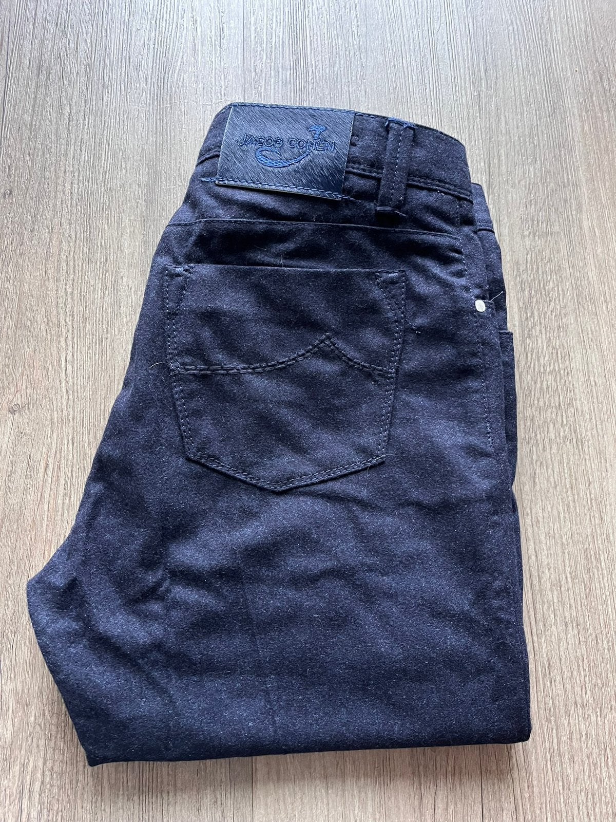 Jacob Cohen broek size 33 type J688 Wool, Blauw, Jacob Cohen, Ophalen of Verzenden, Zo goed als nieuw