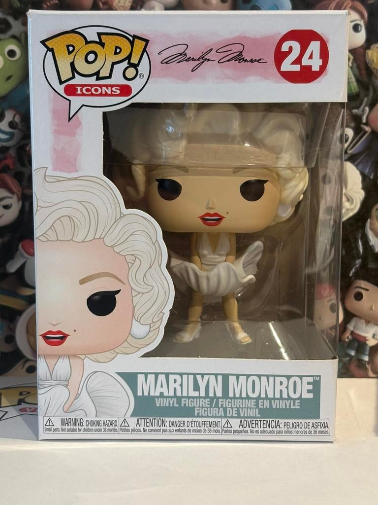Funko pop Marilyn Monroe 24 Icons, Ophalen of Verzenden, Zo goed als nieuw
