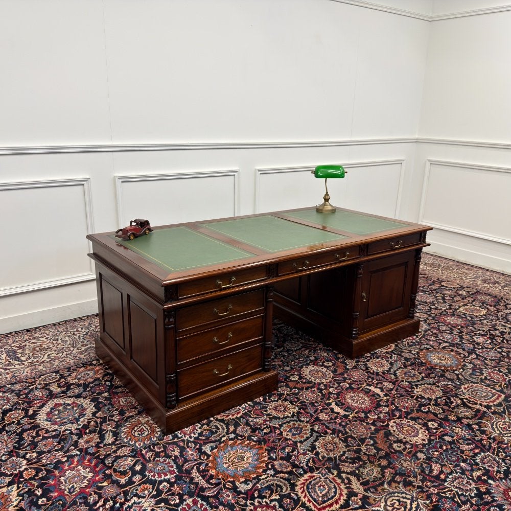 Groot Klassiek Engels Chesterfield Bureau, Ophalen of Verzenden