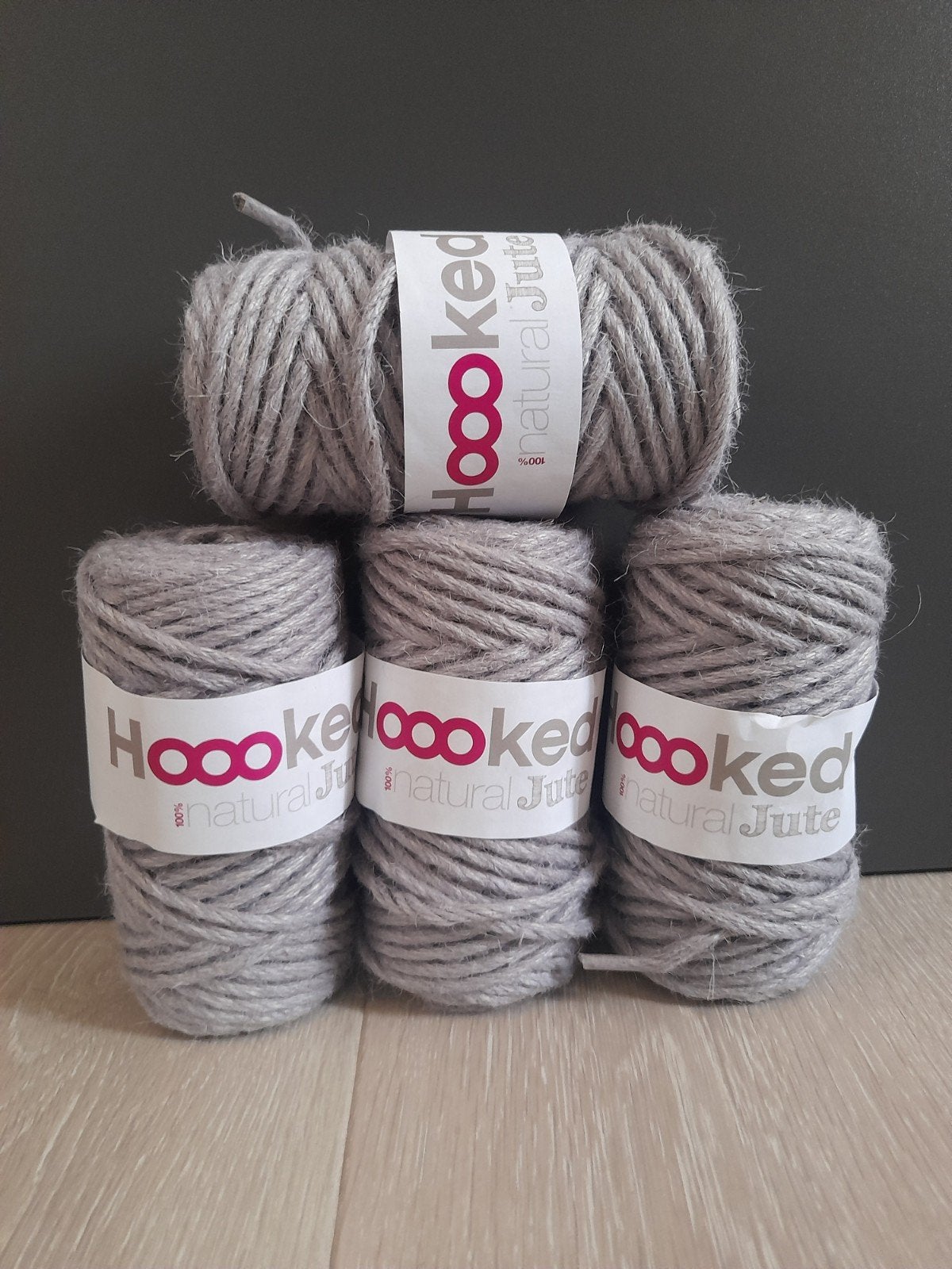 Hoooked Natural Jute garen - 350 gr per klos, Ophalen of Verzenden, Nieuw, Breien of Haken, Wol of Garen