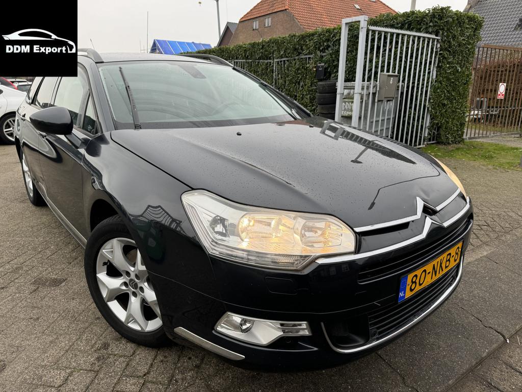 Citroën C5 Tourer 1.6 THP Business (bj 2010), Voorwielaandrijving, Euro 5, Gebruikt, Leder en Stof