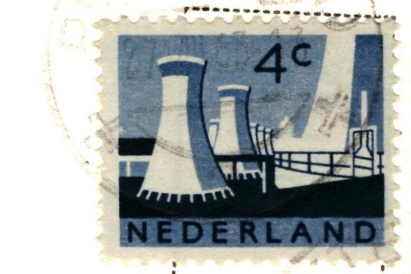 939833 Putten Gld 1961 Boerderij Gelopen met postzegel, Verzenden, 1960 tot 1980, Gelderland