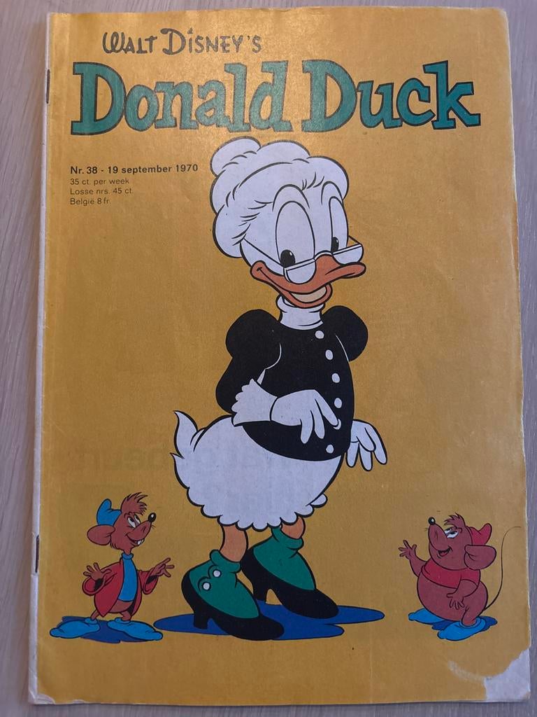 Donald Duck Nr. 38 - 19 september 1970, Boeken, Stripboeken, Eén stripboek, Ophalen of Verzenden, Zo goed als nieuw