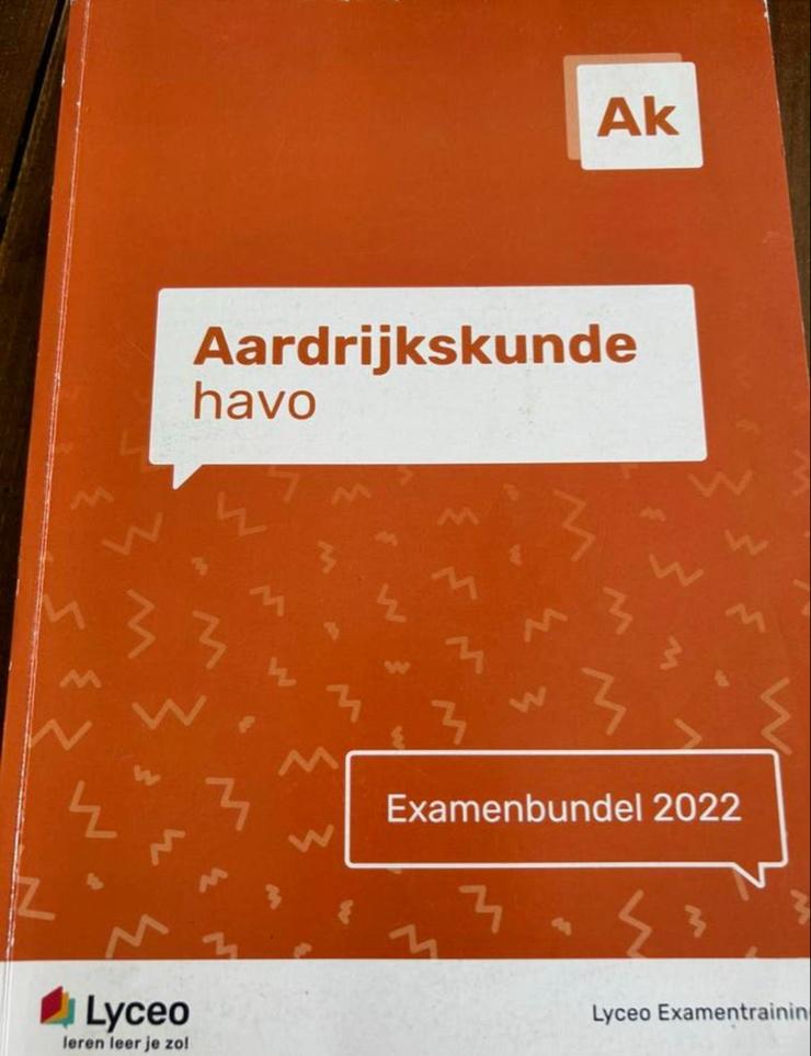 AK Aardrijkskunde Havo Examenbundel 2022 Lyceo, Ophalen of Verzenden, Gelezen, HAVO, Aardrijkskunde